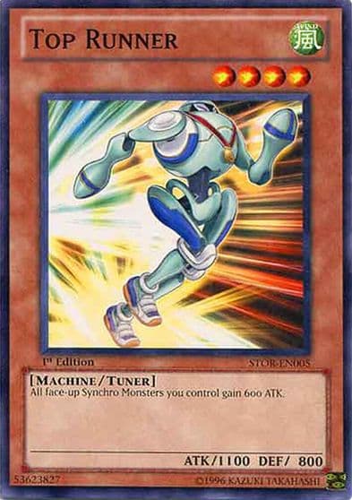 Top Runner Storm of Ragnarok Yu-Gi-Oh! card