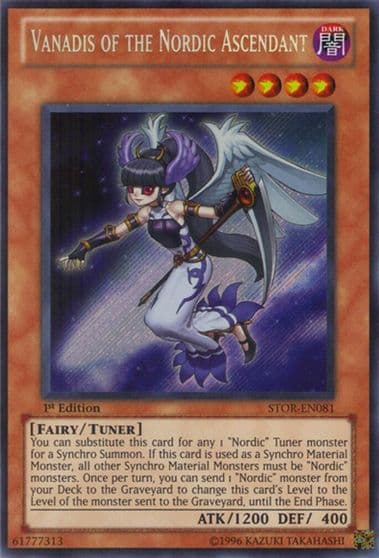 Vanadis of the Nordic Ascendant Storm of Ragnarok Yu-Gi-Oh! card