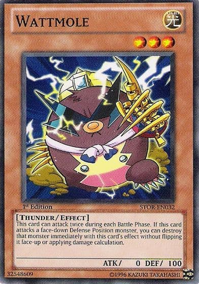 Wattmole Storm of Ragnarok Yu-Gi-Oh! card