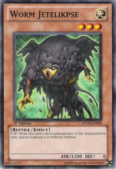 Worm Jetelikpse Storm of Ragnarok Yu-Gi-Oh! card