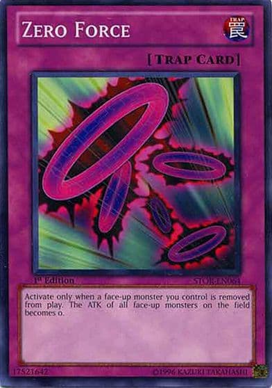 Zero Force Storm of Ragnarok Yu-Gi-Oh! card