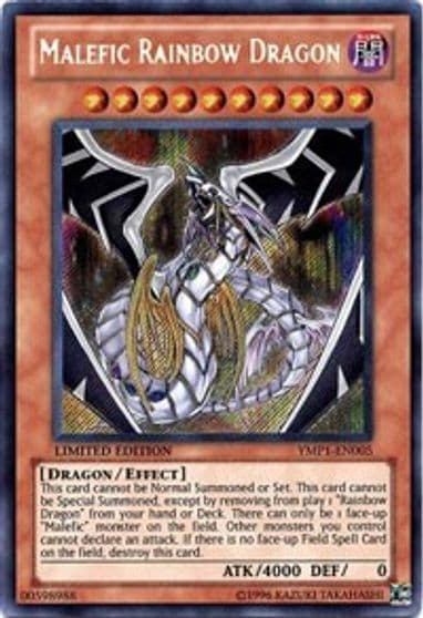 Malefic Rainbow Dragon Bonds Beyond Time Movie Pack Yu-Gi-Oh! card