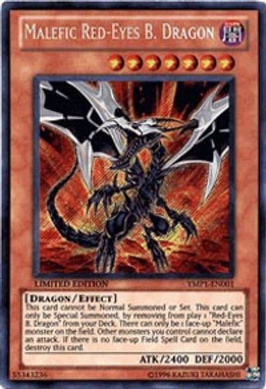 Malefic Red Eyes B Dragon Secret Bonds Beyond Time Movie Pack Yu-Gi-Oh! card