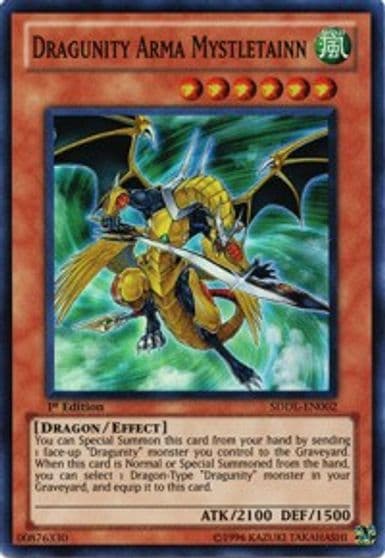 Dragunity Arma Mystletainn Structure Deck: Dragunity Legion Yu-Gi-Oh! card