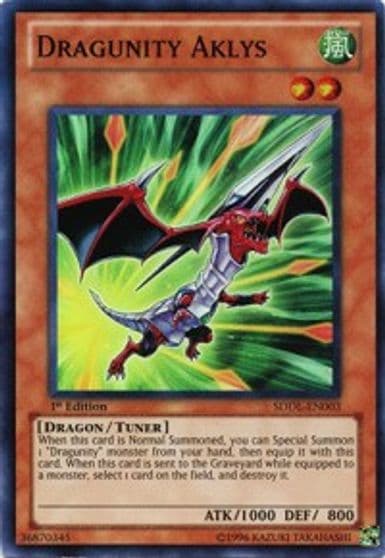 Dragunity Aklys Structure Deck: Dragunity Legion Yu-Gi-Oh! card