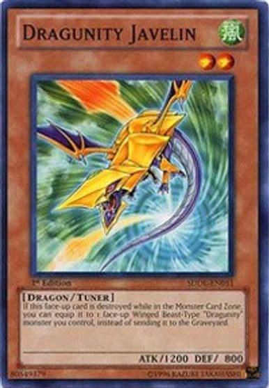 Dragunity Javelin Structure Deck: Dragunity Legion Yu-Gi-Oh! card