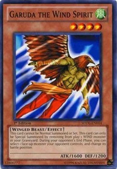 Garuda the Wind Spirit Structure Deck: Dragunity Legion Yu-Gi-Oh! card