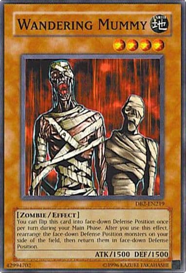 Wandering Mummy Dark Beginning 2 Yu-Gi-Oh! card