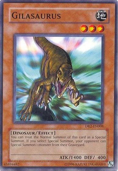 Gilasaurus Dark Beginning 2 Yu-Gi-Oh! card