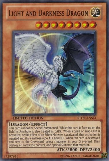 Light and Darkness Dragon Storm of Ragnarok Yu-Gi-Oh! card
