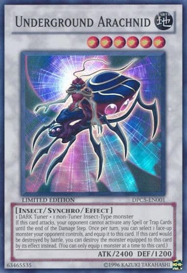 Underground Arachnid 2011 Duelist Pack Tin Yu-Gi-Oh! card