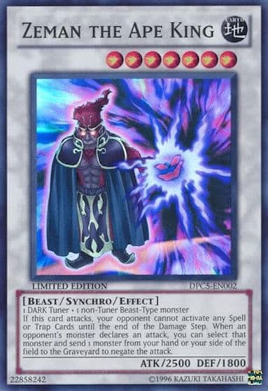 Zeman the Ape King 2011 Duelist Pack Tin Yu-Gi-Oh! card