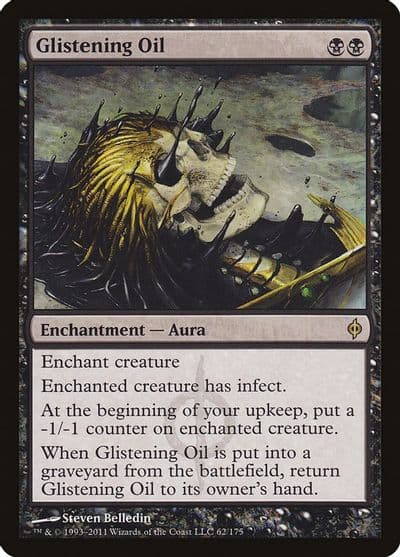 Glistening Oil New Phyrexia Magic card