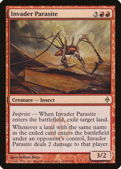 Invader Parasite New Phyrexia Magic card