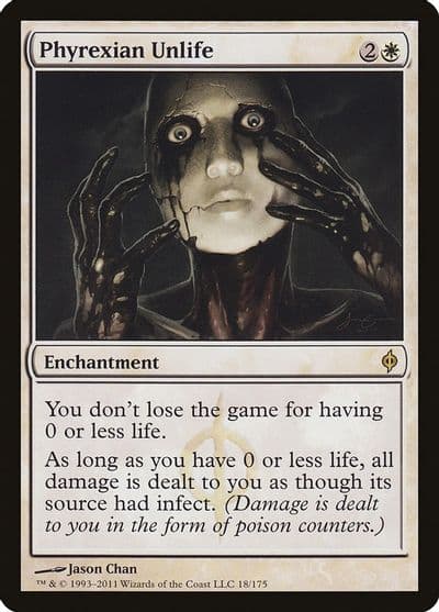Phyrexian Unlife New Phyrexia Magic card