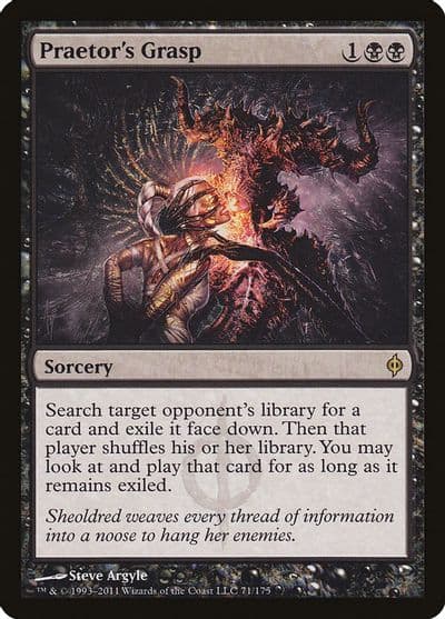 Praetors Grasp New Phyrexia Magic card