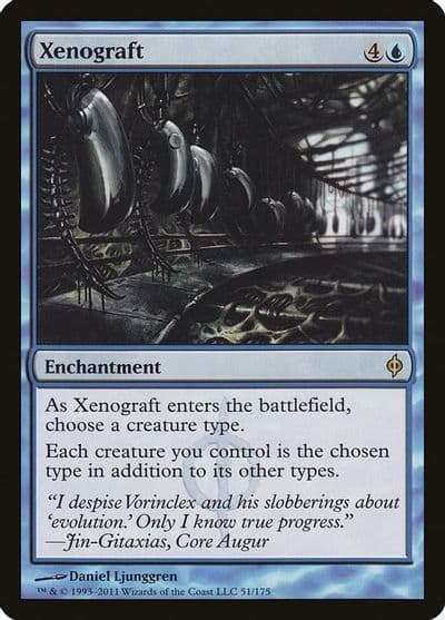 Xenograft New Phyrexia Magic card