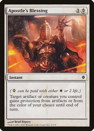 Apostles Blessing New Phyrexia Magic card
