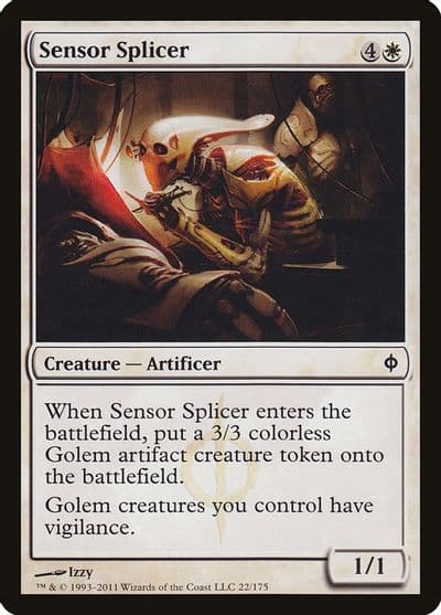 Sensor Splicer New Phyrexia Magic card