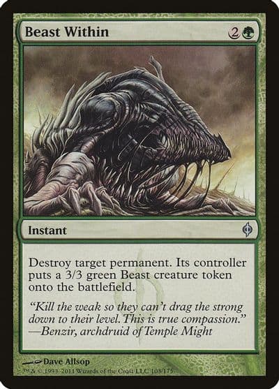 Beast Within New Phyrexia Magic card