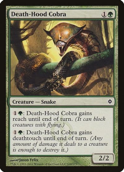 Death Hood Cobra New Phyrexia Magic card