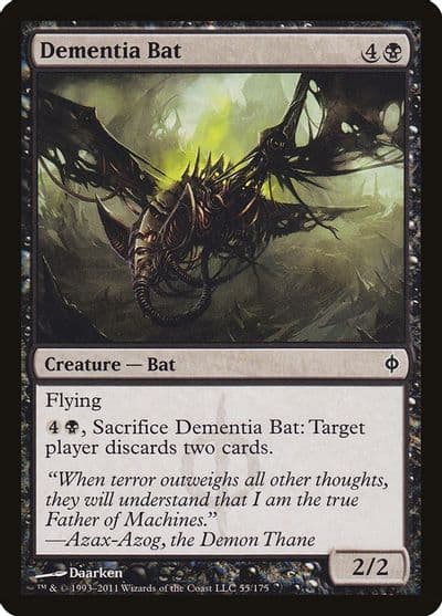 Dementia Bat New Phyrexia Magic card