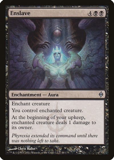 Enslave New Phyrexia Magic card