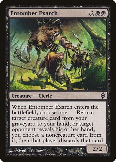 Entomber Exarch New Phyrexia Magic card