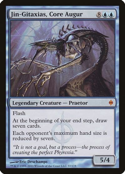 Jin Gitaxias Core Augur New Phyrexia Magic card