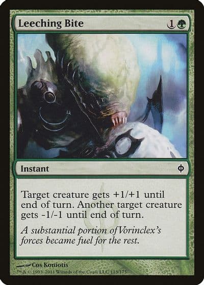 Leeching Bite New Phyrexia Magic card