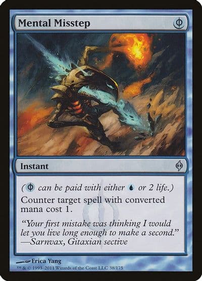 Mental Misstep New Phyrexia Magic card