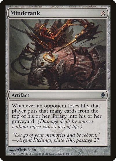 Mindcrank New Phyrexia Magic card