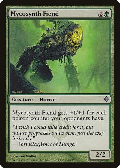 Mycosynth Fiend New Phyrexia Magic card