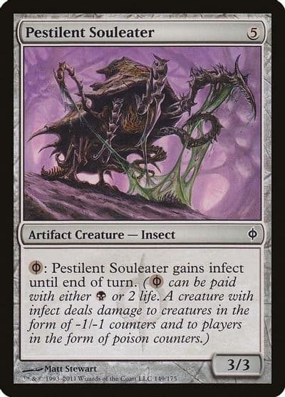 Pestilent Souleater New Phyrexia Magic card