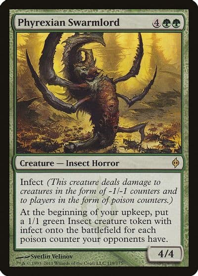 Phyrexian Swarmlord New Phyrexia Magic card