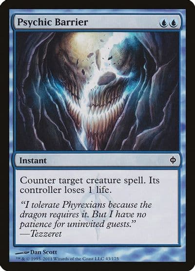 Psychic Barrier New Phyrexia Magic card