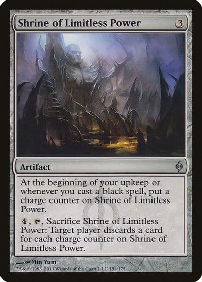 Shrine of Limitless Power New Phyrexia Magic card
