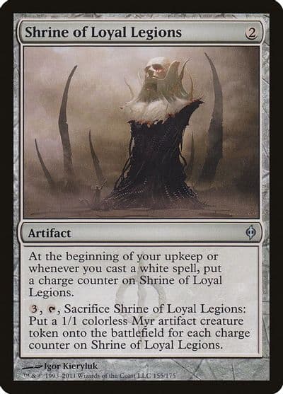 Shrine of Loyal Legions New Phyrexia Magic card
