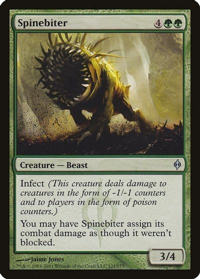 Spinebiter New Phyrexia Magic card