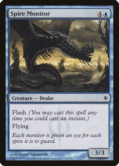 Spire Monitor New Phyrexia Magic card