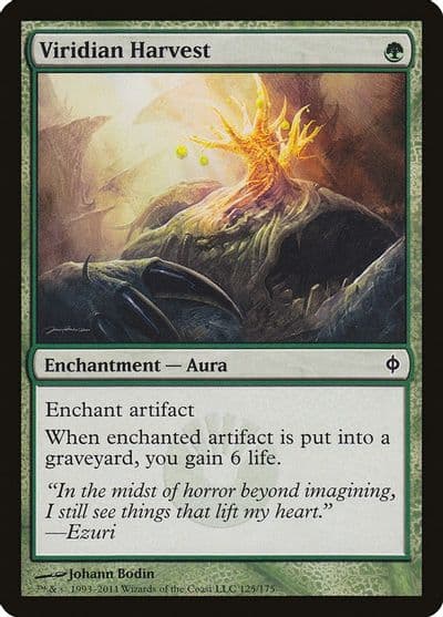 Viridian Harvest New Phyrexia Magic card