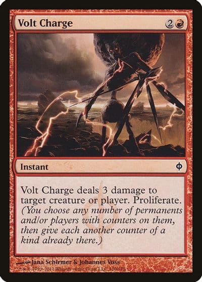 Volt Charge New Phyrexia Magic card