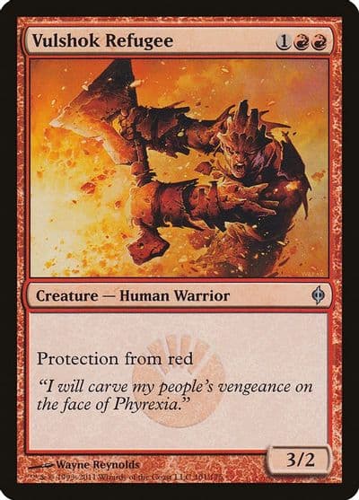Vulshok Refugee New Phyrexia Magic card