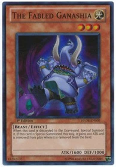 The Fabled Ganashia Hidden Arsenal 4 Yu-Gi-Oh! card