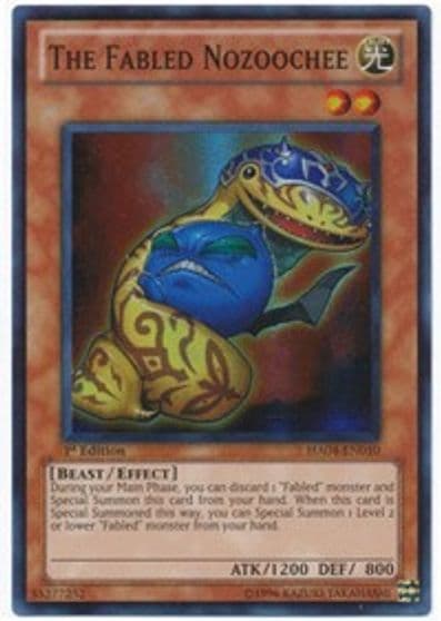 The Fabled Nozoochee Hidden Arsenal 4 Yu-Gi-Oh! card