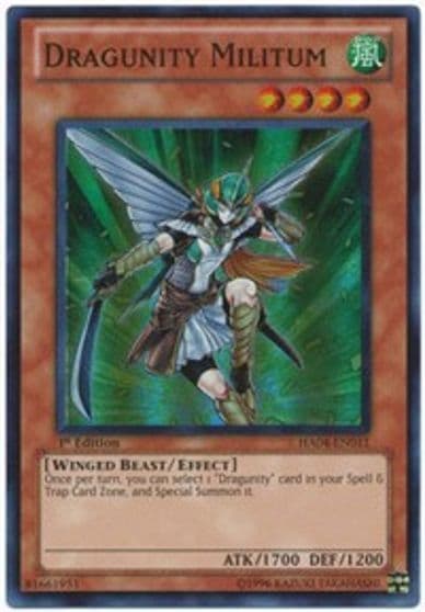 Dragunity Militum Hidden Arsenal 4 Yu-Gi-Oh! card