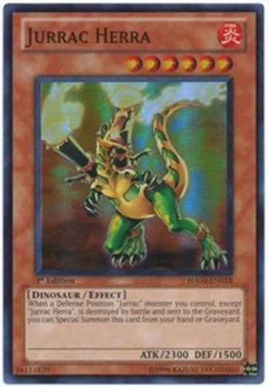 Jurrac Herra Hidden Arsenal 4 Yu-Gi-Oh! card