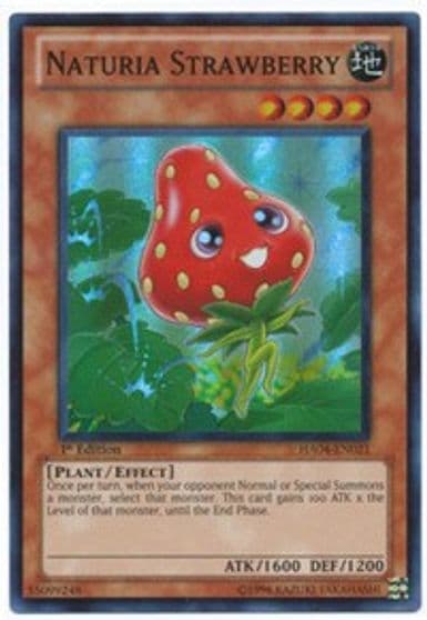 Naturia Strawberry Hidden Arsenal 4 Yu-Gi-Oh! card