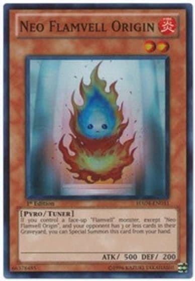 Neo Flamvell Origin Hidden Arsenal 4 Yu-Gi-Oh! card