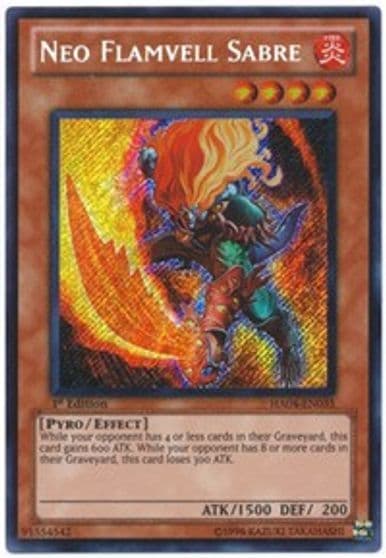 Neo Flamvell Sabre Hidden Arsenal 4 Yu-Gi-Oh! card